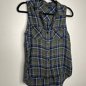 Rock & Republic plaid tank M